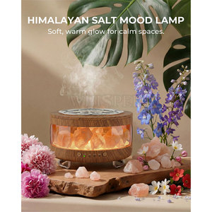 Difusor de Aroma de Sal del Himalaya, Diseño de Roca Sólida, Difusor de Aroma de Sal del Himalaya, Niebla Calmante - Product Image 2