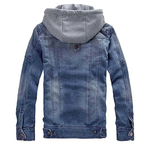 2026 <b>Denim</b> Jeans <b>Jackets</b> Men Slim Fit Causal <b>Denim</b> Jeans <b>Jackets</b> and Coats Acid Washed <b>Jacket</b> <b>Denim</b> Jeans Hooded <b>Jackets</b> for Men - Product Image 2