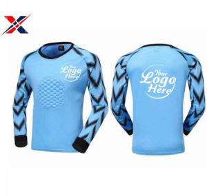 Nouvelle tenue de gardien de but de football professionnelle pour adultes, 100% polyester, manches courtes, légère, respirante, personnalisable pour l'équipe - Product Image 6
