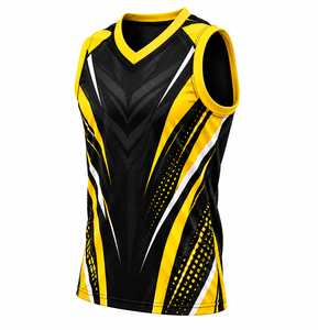 Maillot de volley-ball court en mesh léger, personnalisable avec logo d'équipe, contrôle de l'humidité, extensible dans quatre directions, tenue athlétique pour club - Product Image 3