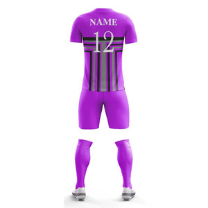Uniformes de Fútbol Personalizados al por Mayor, Conjuntos de Camiseta y Pantalones Cortos Transpirables, Ropa de Entrenamiento Deportiva - Product Image 3