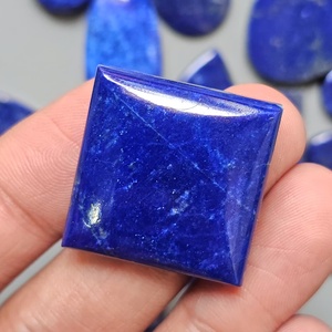 Lot de cabochons en lapis-lazuli naturel de formes variées, taille libre, pierres précieuses bleues pour la fabrication de bijoux - Product Image 5