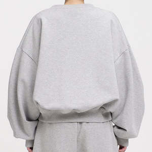 Sweat-shirt à capuche pour femme, coupe ample, col rond, personnalisable, décontracté, sportif, uni, fabriqué par des fabricants - Product Image 4