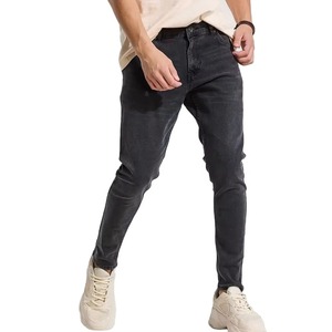 Pantalones Vaqueros de Mezclilla para Hombre de Alta Calidad con Logotipo Personalizado, Corte Recto, Estilo Desgastado, Tallas Grandes, Venta al Por Mayor, para Invierno, Otoño y Verano - Product Image 1