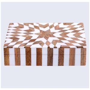 Boîte à bijoux en résine faite à la main de haute qualité, boîte de rangement décorative pour bijoux et souvenirs, pour la décoration de la maison - Product Image 2