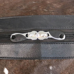 OEM Manufacturer's High Quality Cowhide Leather <b>Headband</b> Casual Weekender <b>Sport</b> Style Zipper Closure Customized Color Logo - Product Image 4