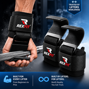 Crochets de préhension pour la musculation, pour l'entraînement de force et les exercices de traction, accessoires de fitness en gros, usine OEM - Product Image 2