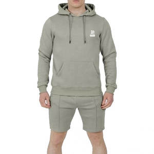 Ensemble de short et sweat à capuche décontracté léger et respirant 100% coton, style personnalisé, nouveau modèle pour hommes, fabriqué au Pakistan - Product Image 1