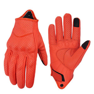Gants de moto en cuir en gros pour la conduite sportive - Légers, respirants, antidérapants et ajustement sûr - Product Image 1