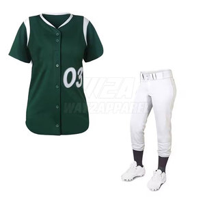 Ensemble de maillot et pantalon légers pour uniforme de softball, pour les entraînements en équipe et les matchs. - Product Image 5