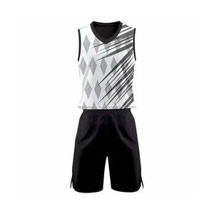 Uniformes de basket-ball personnalisés de haute qualité, vêtements de sport respirants réversibles, uniformes de basket-ball vierges de grande taille - Product Image 5