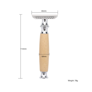 Ensemble de rasage professionnel avec rasoir en acier inoxydable de haute qualité, léger, avec logo personnalisé et ensemble de rasage de luxe - Product Image 1