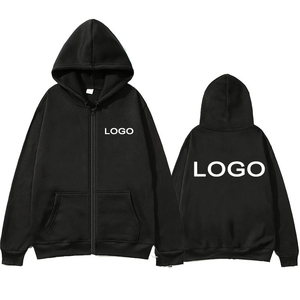 เสื้อฮู้ดซิปพิมพ์ลายตามสั่งสำหรับผู้ชายและผู้หญิง เสื้อผ้าลำลองแฟชั่นแขนยาวมีฮู้ด เสื้อสเวตเชิ้ตสไตล์โดดเด่น - Product Image 3