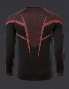 Camiseta de Compresión para Hombre, Corte Ajustado, Transpirable, Manga Corta, Ropa Deportiva para Gimnasio, Spandex/Poliéster, Anti-Pilling, Cuello Redondo, 300g, Tacto Sedoso - Product Image 2