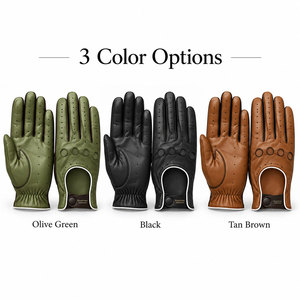 Classic Full Finger <b>Touch</b> <b>Screen</b> Leather <b>Gloves</b> for <b>Men</b> High Quality Material Breathable Warm Sporty Winter Sports <b>Gloves</b> - Product Image 5
