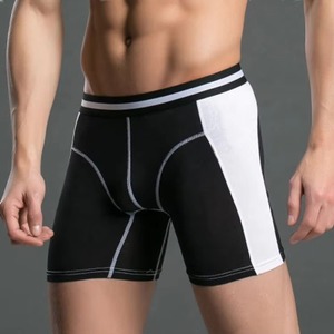 Men Panel Cotton <b>Boxer</b> Shorts Moisture Wicking Sports Underwear Quick Dry Compression <b>Trunks</b> OEM Supplier Wholesale Bulk - Product Image 1