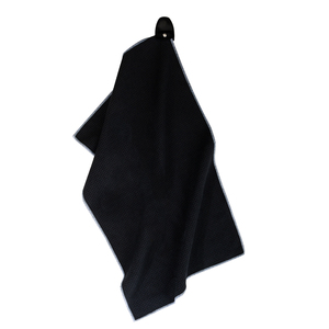 Serviettes de golf en tissu doux fabriquées en usine, en gros, avec logo personnalisé, serviettes de sport de luxe douces, faible MOQ. - Product Image 4