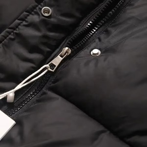 Autumn Winter Wholesale OEM Solid Color Casual Loose Warm Windproof Hooded Women's Puffer <b>Jacket</b> Reversible Nylon Feathers - Product Image 5