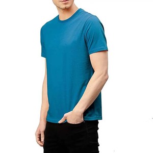 เสื้อยืดผู้ชายขายดี ผลิตเสื้อผ้า บริการ OEM เสื้อผ้าฤดูร้อน ผ้าฝ้าย 100% แขนสั้น ราคาขายส่ง - Product Image 4
