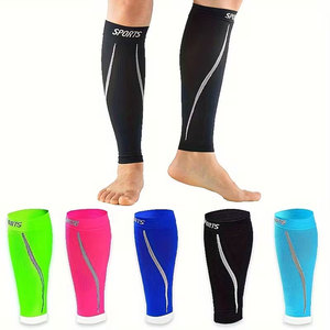 Deux paires de manchons de compression pour la course à pied - Manchons de soutien du mollet pour hommes et femmes, conçus pour un confort optimal et une ajustement parfait - Product Image 5
