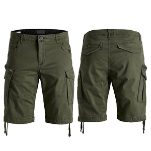 Nouveaux shorts cargo pour hommes tendance, 100% coton, séchage rapide, fermeture à cordon, tissu durable, légers, très vendus, tendance du moment - Product Image 1