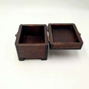 Minimalist wooden jewelry storage for dresser High end wooden gift box with lid - Product Image 3