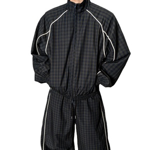 Ensemble de survêtement coupe-vent léger imprimé pour homme, 2 pièces, idéal pour l'automne, avec logo personnalisé – Fournisseur Premium - Product Image 5