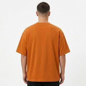 100% Cotton Men's Blank Front Regular Fit <b>Plain</b> <b>Tshirts</b> Wholesale 230gsm Breathable Casual Tees Custom Unisex Jersey shirt - Product Image 5
