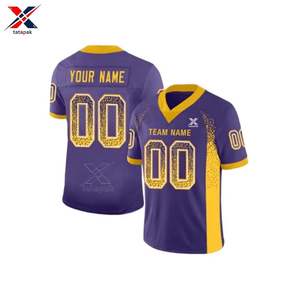 Camiseta de Fútbol Avanzada 100% Poliéster de Secado Rápido con Estampado, Cuello en V, Tirantes Ajustables, Manga Corta, Unisex para Adultos, Venta al Por Mayor - Product Image 6