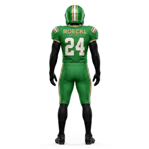 Uniforme de Fútbol Americano Personalizado para Escuelas Secundarias y Uniforme de Fútbol Americano Personalizado para Adultos Disponible en Múltiples Colores - Product Image 4