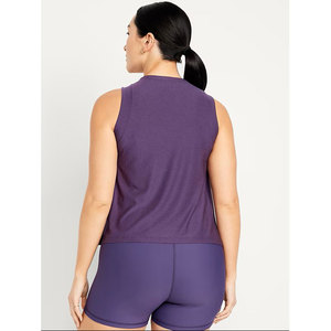 Camiseta sin Mangas para Mujer, Alta Demanda, 100% Algodón, Ecológica, Transpirable, de Secado Rápido, Deportiva, para Uso Diario en Verano - Product Image 4