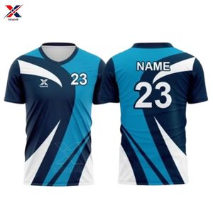 เสื้อกีฬา 7v7 คุณภาพส่งออก ป้องกันการหดตัว ระบายอากาศได้ดี ผลิตจากโพลีเอสเตอร์ 100%  รับพิมพ์ลายแบบรีดร้อน ออกแบบโลโก้ได้ตามต้องการ สำหรับทุกเพศ - Product Image 2