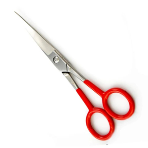 Ciseaux professionnels en acier inoxydable pour coiffeurs - Grade A+ Ciseaux de barbier pour droitiers à pointe arrondie 32 dents Moyen - Product Image 3