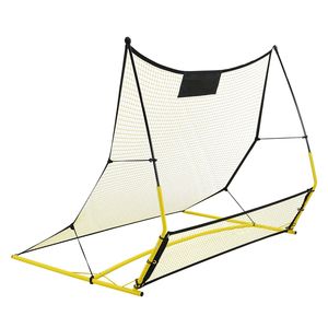Allenatore di Calcio Portatile 2.1 con Rete Rimbalzante in Ferro 180x100 cm e Attrezzatura per Allenamento Sportivo - Product Image 2