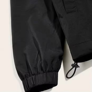 High Quality <b>Men</b> Gym Wear Training Custom Street wear <b>Men's</b> Vintage <b>Pullover</b> Zip up Nylon <b>Jacket</b> High Windbreaker <b>Jacket</b> for <b>Men</b> - Product Image 2