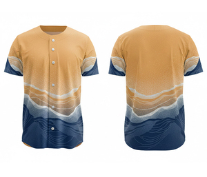 Servicio de Impresión por Sublimación de Camisetas de Béisbol para Equipos Profesionales con Logotipo y Números Personalizados |   Base de Poliéster Transpirable - Product Image 6