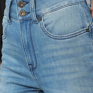Pantalones Vaqueros de Mezclilla para Mujer al Por Mayor, de Primera Calidad, a los Precios Más Bajos, de Cintura Alta, de Color Sólido, Pantalones Ajustados - Product Image 5