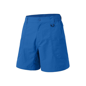 Shorts de pêche pour hommes rouges avec imprimé éclaboussures d'eau, séchage rapide, polyester UPF 50, vêtements d'extérieur - Product Image 5