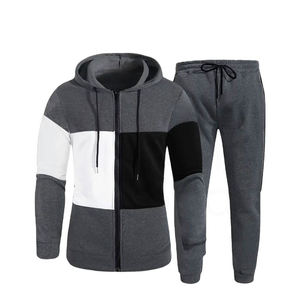 Conjunto de chándal transpirable ecológico con logotipo personalizado OEM, ropa deportiva de invierno para hombres y mujeres, venta al por mayor, Sudadera con capucha y joggers - Product Image 1