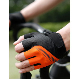 Gants de cyclisme unisexes Perfectionists à demi-doigts, imprimé animal, enduits de polyuréthane, noirs, en tissu tissé, antidérapants, pour la course - Product Image 4