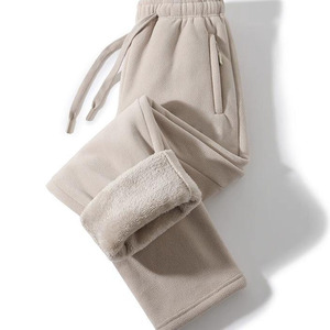 Pantalones Deportivos Extra Grandes de Alta Calidad para Hombre, Cintura Personalizable, Frente Plano, Cintura Elástica, Pantalones de Hombre con Tela de Lana - Product Image 6