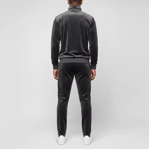 Top Sale Custom Solid High Street <b>Velour</b> Jogging Men's Tracksuit Luxury Design Breathable Regular Fit Warm Winter Running 2026 - Product Image 3