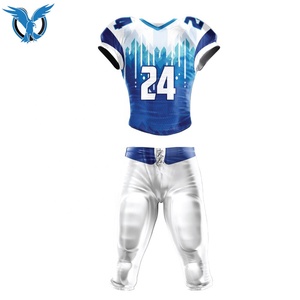 Maillot de football américain personnalisé, uniforme d'équipe de qualité supérieure, imprimé numériquement, manches courtes, polyester à séchage rapide, vêtements de sport unisexes pour adultes - Product Image 4