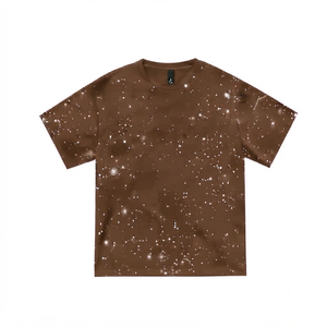 Camiseta Unisex de Cuello Redondo, Corte Regular, Manga Corta, Tejido de Algodón Orgánico, Informal, Verano, Secado Rápido, Transpirable - Product Image 5