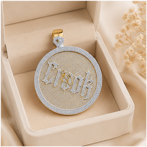 925 Sterling <b>Silver</b> Gold Plated Unisex Hip Hop Style Custom <b>Name</b> <b>Necklace</b> Fine Jewelry Classic Charm Pendants Moissanite Iced - Product Image 5