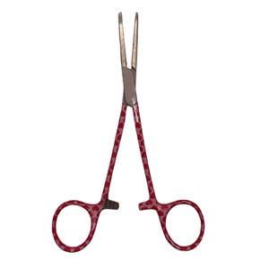 Ciseaux à pansements en acier inoxydable, instrument chirurgical pour soins infirmiers, lot de 3 pièces multicolores, pinces à artères et lame courbée - Product Image 2