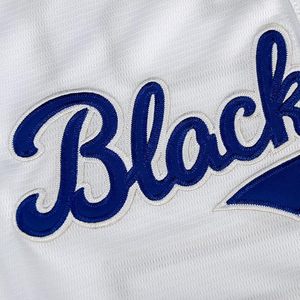 Maillot de baseball rétro pour homme, noir, Legend 42, avec patchs brodés, style hipster, hip hop - Product Image 4