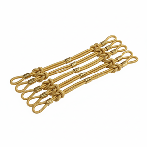 Cordón de alambre trenzado clásico personalizable, cordón de alambre trenzado personalizado para uniforme de trabajo - Product Image 4