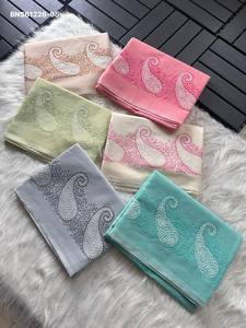 New Arrival Top Quality Doria with All-Over Butti & Paisley Border Embroidered Saree Collection Online Shopping India - Product Image 2