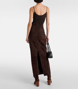 Jupe crayon en cuir pour femme, élégante, ajustée, idéale pour le bureau, service d'échantillons OEM/ODM disponible - Product Image 3